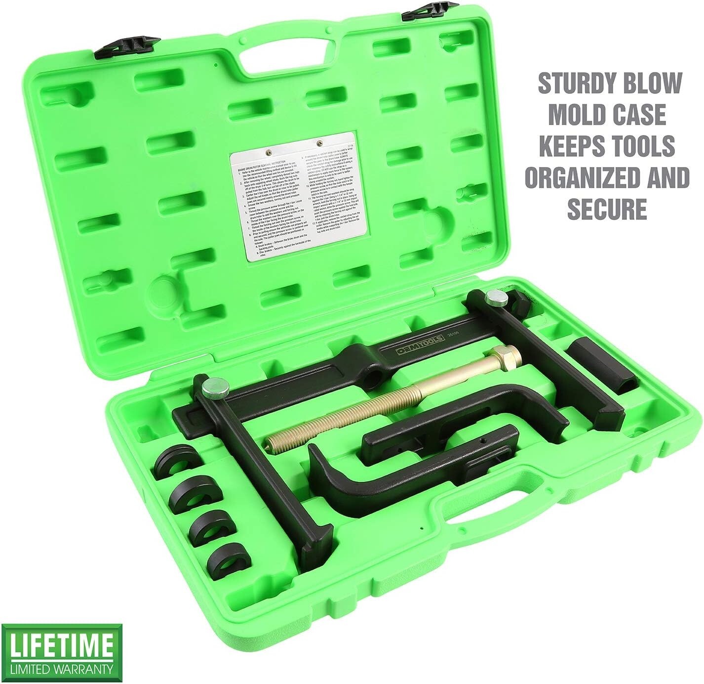 7-Ton Heavy Duty Brake Drum Puller & Rotor Removal Tool for Impact Wrenches