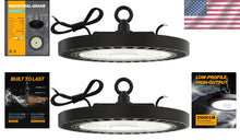 Load image into Gallery viewer, Ultra-Bright 21000 LM LED High Bay Light - 150W Dimmable for Gym &amp; Warehouse Use