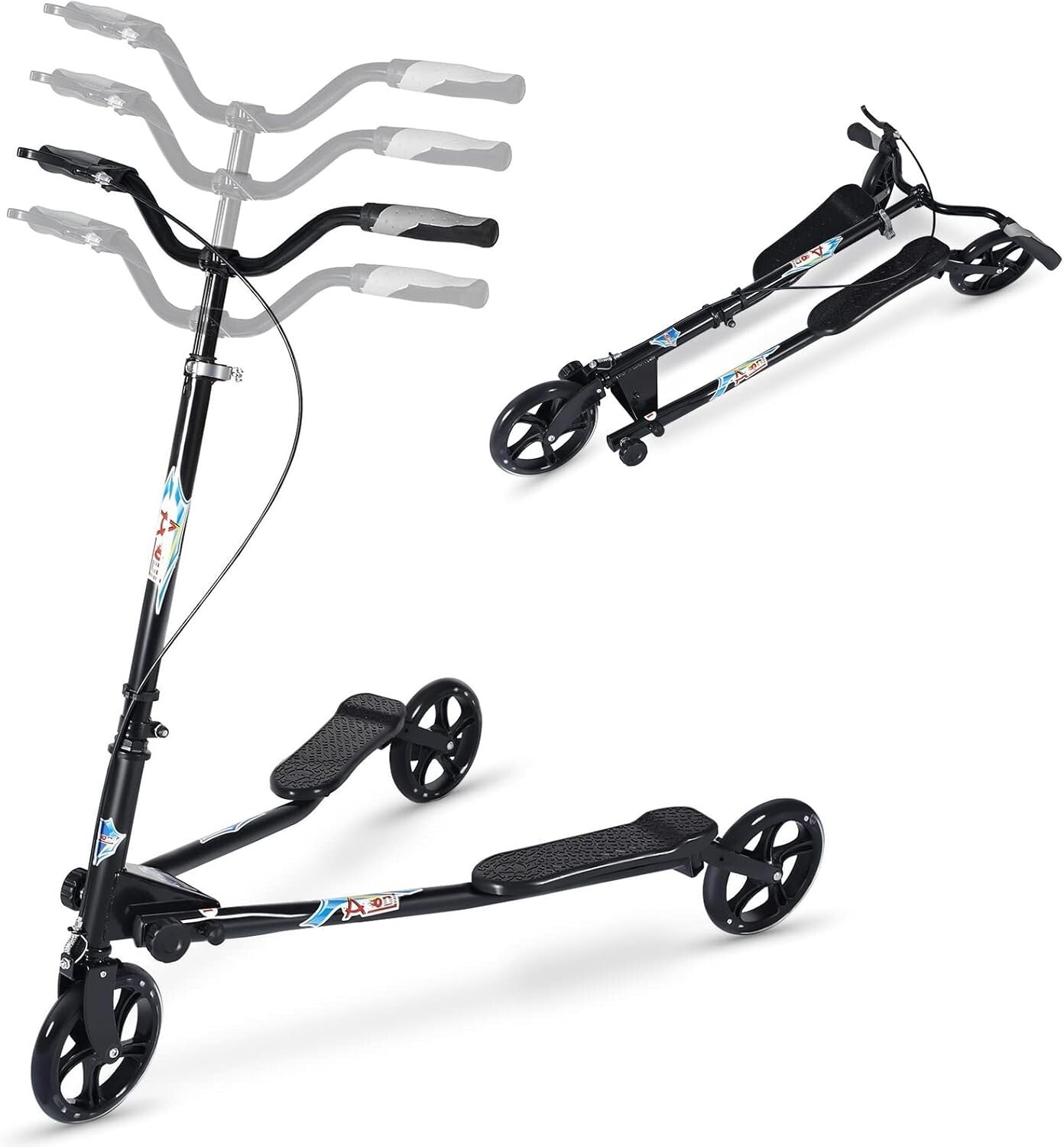Lightweight & Durable 3-Wheel Scooters for Kids and Adults - Enjoy Outdoor Fun