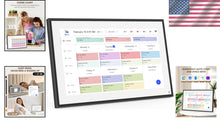 Load image into Gallery viewer, HD 15.6-Inch Wall-Mounted Digital Calendar &amp; Photo Frame for Family Organizing