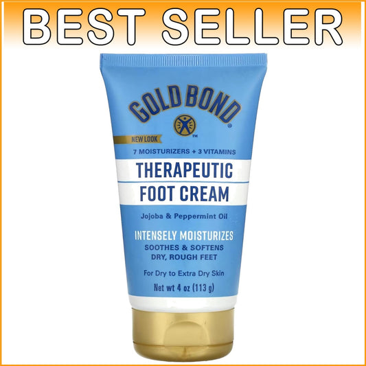 Triple Action Relief Foot Cream - 4 Fl Oz - Pack of 6 for Dry Feet Treatment