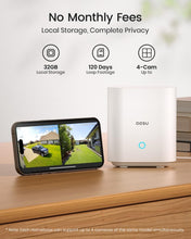 Load image into Gallery viewer, 166° Ultra-Wide Angle Wireless Solar Security Cameras with Color Night Vision