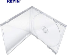 Load image into Gallery viewer, Premium 50-Pack Clear CD Jewel Cases - Standard Size for Organized Storage