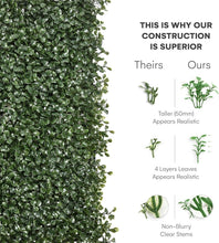 Load image into Gallery viewer, Durable Greenery Backdrop Panels 20"x20" - Perfect for Events &amp; Home Decoration