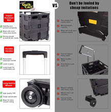 Load image into Gallery viewer, Compact dbest Quik Cart Bundle - Ideal for Outdoor Projects with 80 lb Capacity