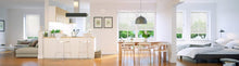 Load image into Gallery viewer, Sleek Cordless Mini Blinds 45" W x 48" H - White Blackout Window Treatment