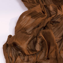 Load image into Gallery viewer, Premium Sheer Brown Cheesecloth Table Runners Set of 10 - Perfect for Weddings
