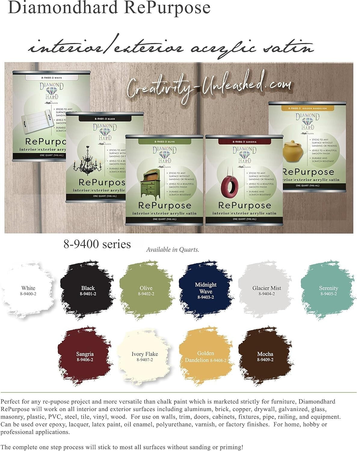 Durable Satin Finish Paint in Mocha - Perfect for Furniture & Home Projects