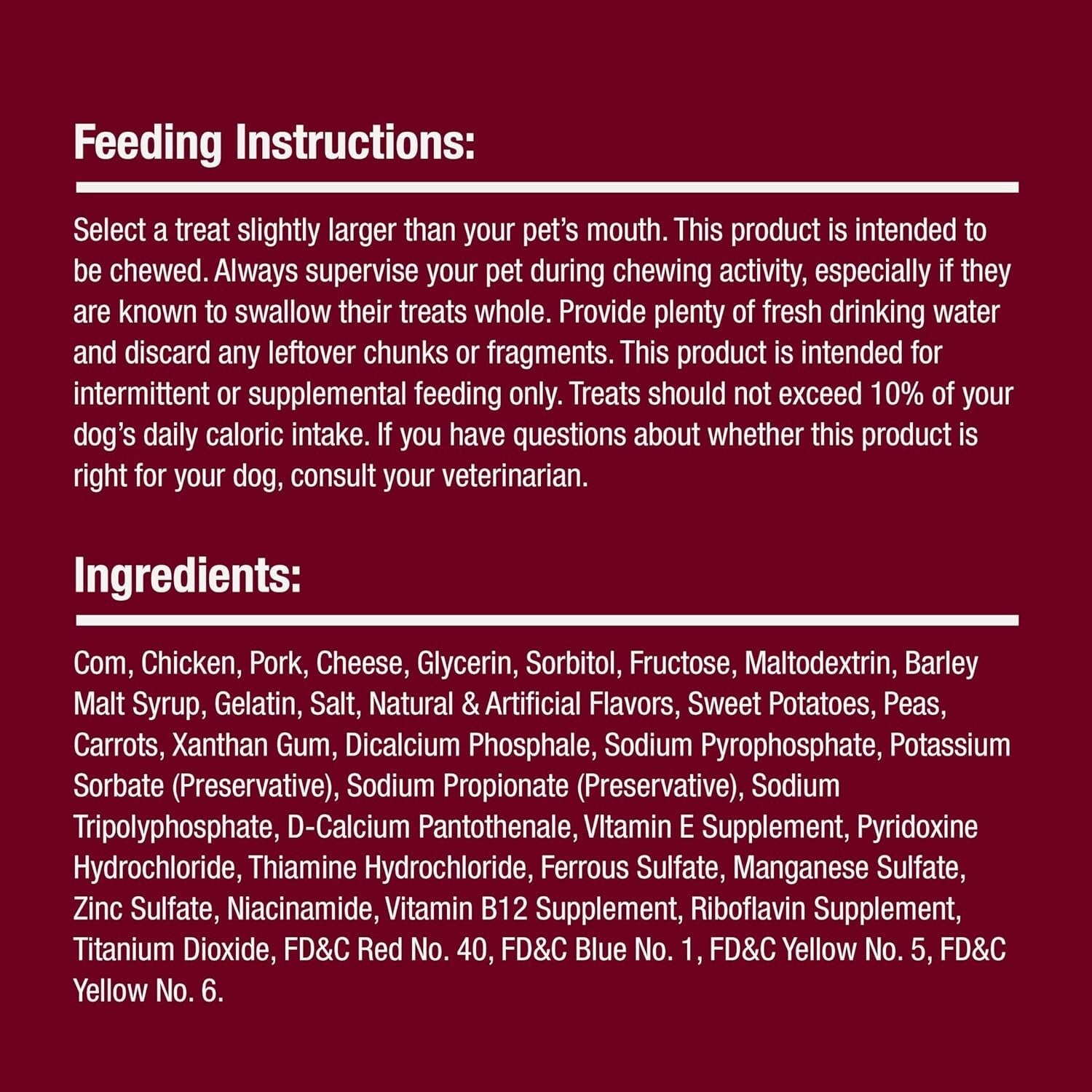 Tasty Rawhide-Free Dog Chews: Bacon & Cheese, Perfect for All Breeds, 24 Packs