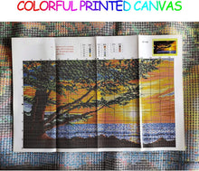 Load image into Gallery viewer, Complete Latch Hook Rug Craft Kit: Create Your Own Turtle Design - 39.4x23.6in