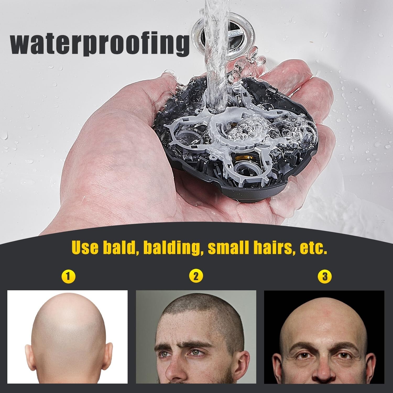 4-Pack Shaver Replacement Heads for MicroTouch Titanium - Gentle & Efficient