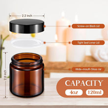 Load image into Gallery viewer, Multi-Purpose 48 Pcs 4 oz Glass Jars with Airtight Lids for Home &amp; Business Use
