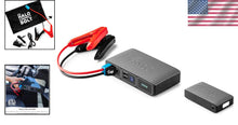 Load image into Gallery viewer, Compact Car Jump Starter with LED Light &amp; USB Charging - Perfect for Road Trips