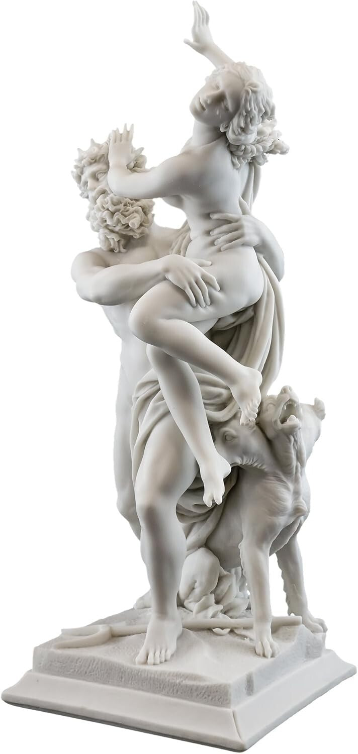 Museum-Quality 14-Inch Bernini Greek God Pluto and Proserpina Sculpture Replica