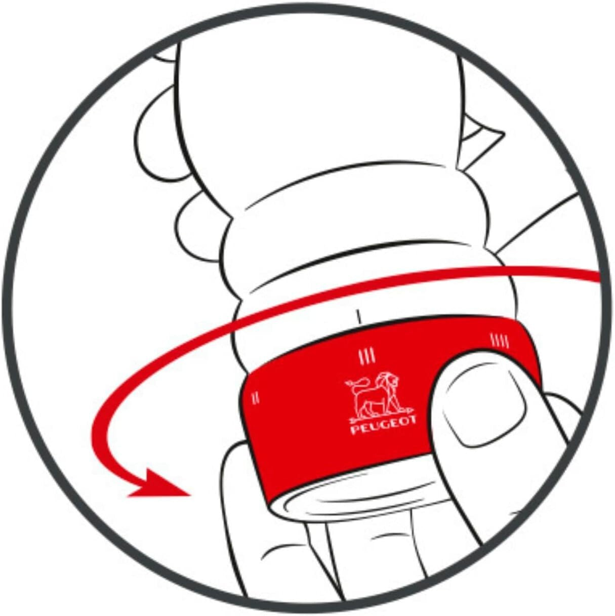 Crafted Chocolate Beechwood Pepper Mill - Adjustable Grind for Culinary Mastery