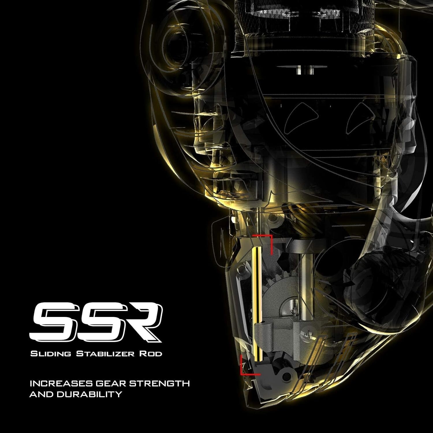 6.2:1 High-Speed Gold Spinning Reel - Ultimate Freshwater & Saltwater Fishing