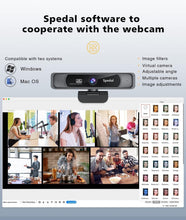 Load image into Gallery viewer, 120° Wide Angle Zoomable Webcam with Remote Control - Ideal for Online Teaching