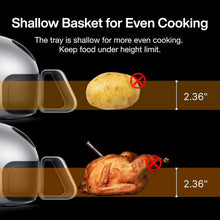 Load image into Gallery viewer, Space-Saving Dome 2 Smart Air Fryer: 5.6 Qt PFAS-Free with Self-Cleaning Feature