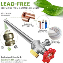 Load image into Gallery viewer, Corrosion-Resistant 12-Inch Anti-Siphon Sillcock for Efficient Outdoor Plumbing