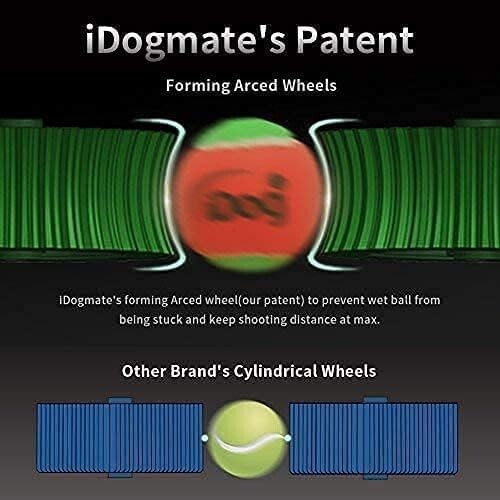 Rechargeable Automatic Tennis Ball Thrower for Medium & Big Dogs - 3 Balls