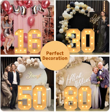 Load image into Gallery viewer, DIY Assemble Light Up 3FT Number 60 for Unforgettable Parties and Anniversaries