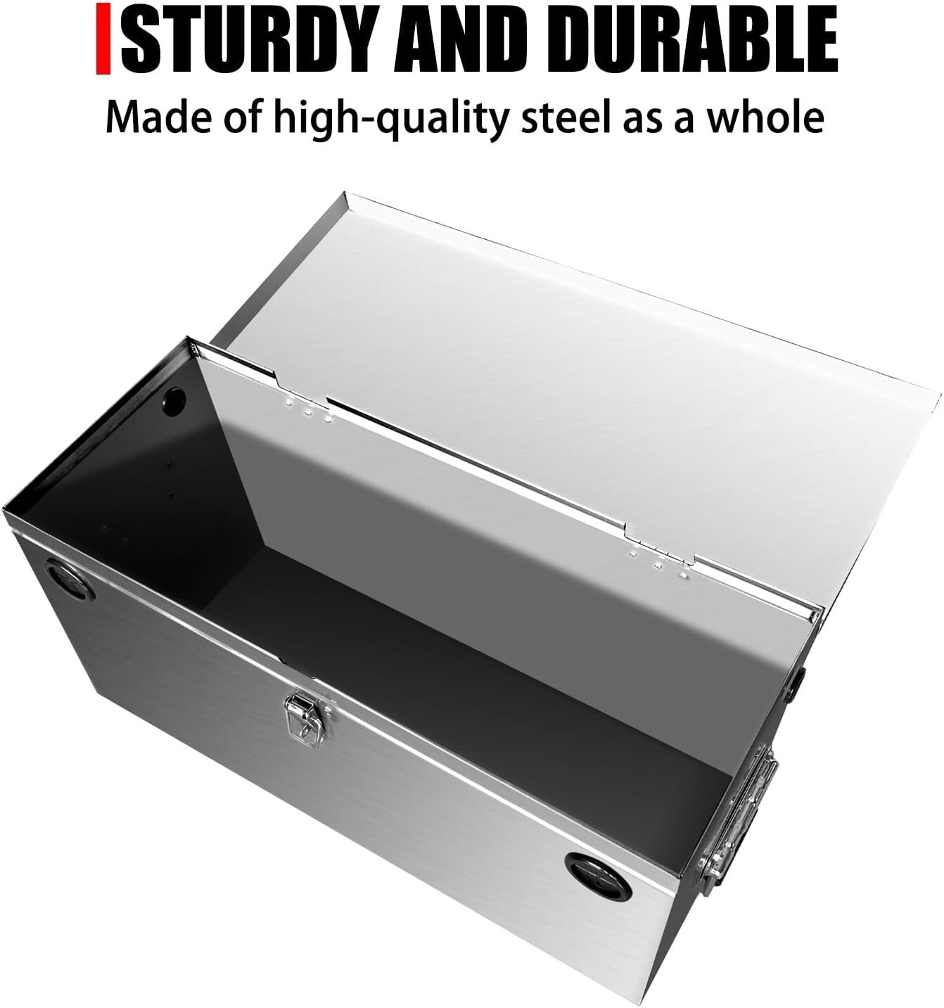 12V Double Battery Relocation Kit with Patented Design for Trailers & Kayaks