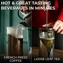 Load image into Gallery viewer, BPA-Free Insulated French Press Coffee Maker - 34oz with Lifetime Replacement