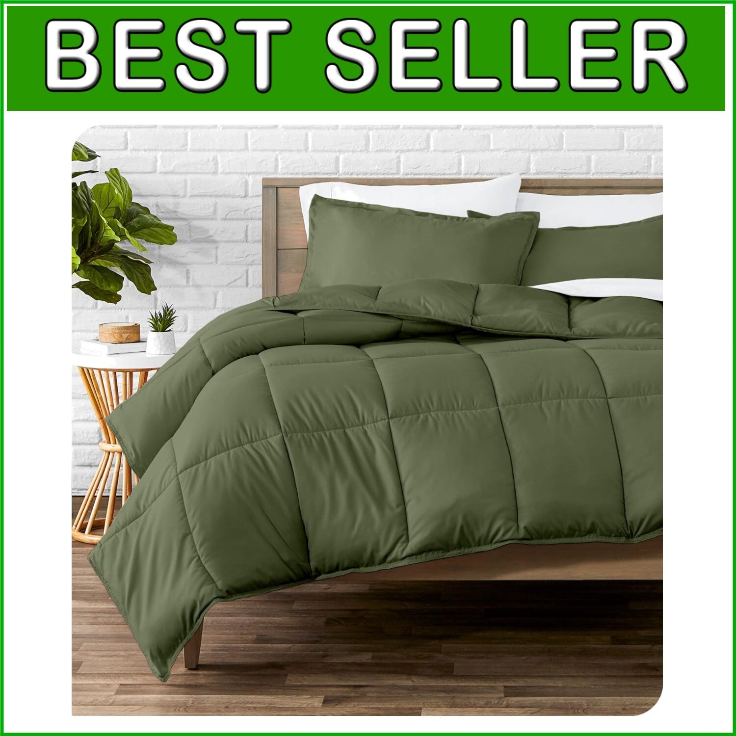 All-Season King/California King Comforter Set - Premium Hydro-brushed Microfiber