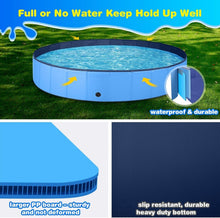 Load image into Gallery viewer, Large 510 Gallon Foldable Dog Pool with Anti-Slip Surface - Ideal for Summer Fun