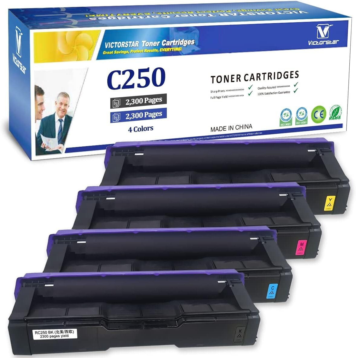 ISO Certified Ricoh Toner Cartridges - 2300 Pages with High Quality Assurance