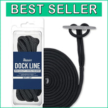 Load image into Gallery viewer, Soft Touch Nylon Dock Lines - 30 ft x 3/4 Inch, Ideal for Gentle Secure Docking