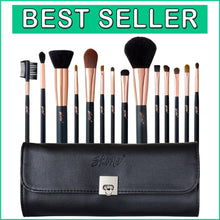 Load image into Gallery viewer, Cruelty-Free 14pc Luxury Makeup Brushes – Beauty Essentials for All Skin Types