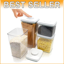 Load image into Gallery viewer, Modern 4-Piece Airtight Food Storage Set with Silicone Seal - Dishwasher Safe