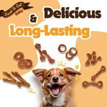 Load image into Gallery viewer, Natural Turkey Tendon Dog Treats - 1 lb Premium Chews for Healthy Medium Breeds