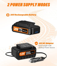 Load image into Gallery viewer, 20V Cordless Tire Pump with Digital Gauge &amp; Tool Bag - Your Travel Companion