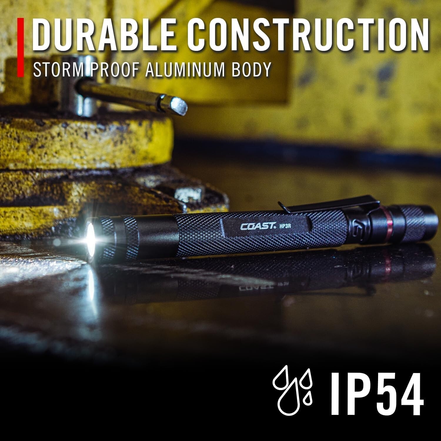 Versatile 500 Lumen Rechargeable Twist Focus Penlight - Ideal for Professionals