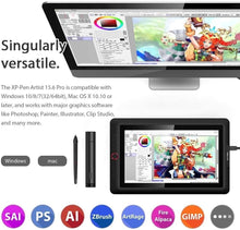 Load image into Gallery viewer, 15.6" XPPen Drawing Tablet: Full HD, 8192 Pressure Sensitivity &amp; 8 Shortcut Keys