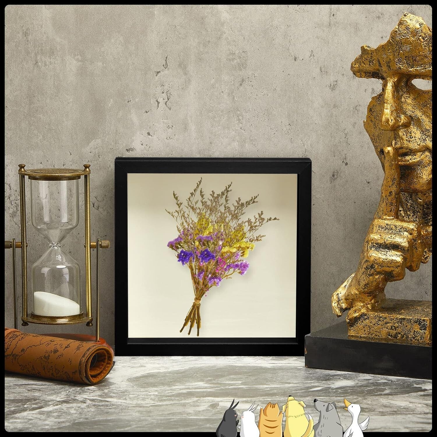 Elegant Wall Mount 12 Pcs Shadow Box Frames for Weddings & Special Events