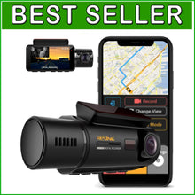 Load image into Gallery viewer, Full HD Dual Camera Car Dash Cam with Infrared Night Vision &amp; Supercapacitor
