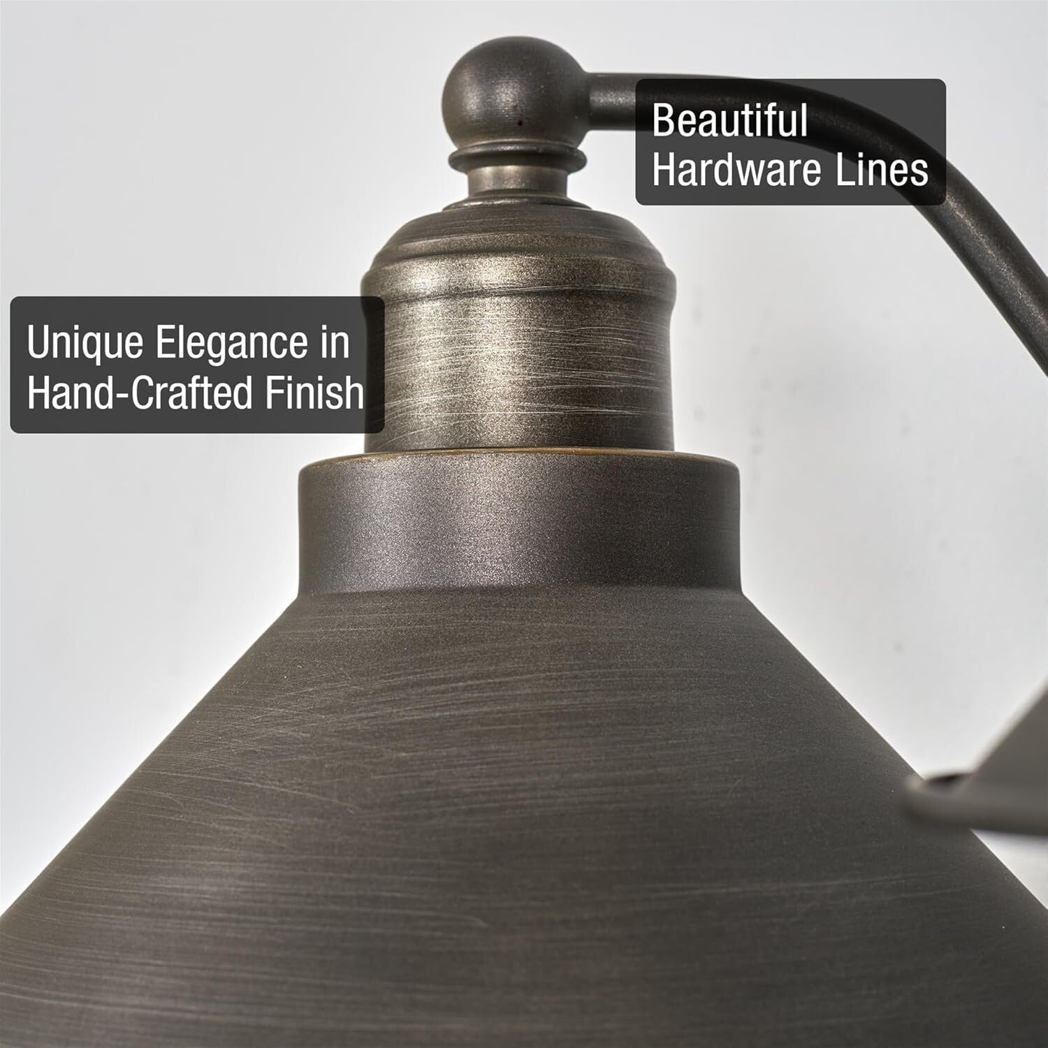 Chic 19-Inch Industrial 2-Light Vanity Light - Rustic Ceiling Lamp Home Decor