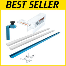 Load image into Gallery viewer, Safety First: 24" Table Saw Sled with Blade Guard &amp; Accessories for Woodworking