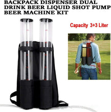 Load image into Gallery viewer, Lightweight Dual Chamber Beverage Dispenser Backpack - Perfect for Tailgating