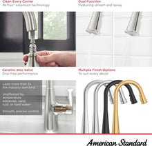 Load image into Gallery viewer, Versatile Kitchen Faucet in Matte Black with Dual Function Pull-Down Sprayer