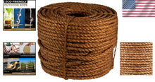 Load image into Gallery viewer, Sturdy 100 Feet Treated Manila Rope, 1 Inch Thick - Flexible &amp; Weather-Resistant