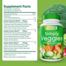 Load image into Gallery viewer, Plant-Based 90 Veggie Capsules with 42 Fruits &amp; Veggies - Gluten-Free Nutrition