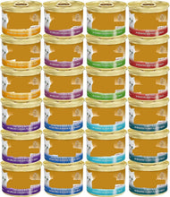 Load image into Gallery viewer, Delicious 24-Can Wet Cat Food Gravy Variety Bundle with Toy - All Life Stages