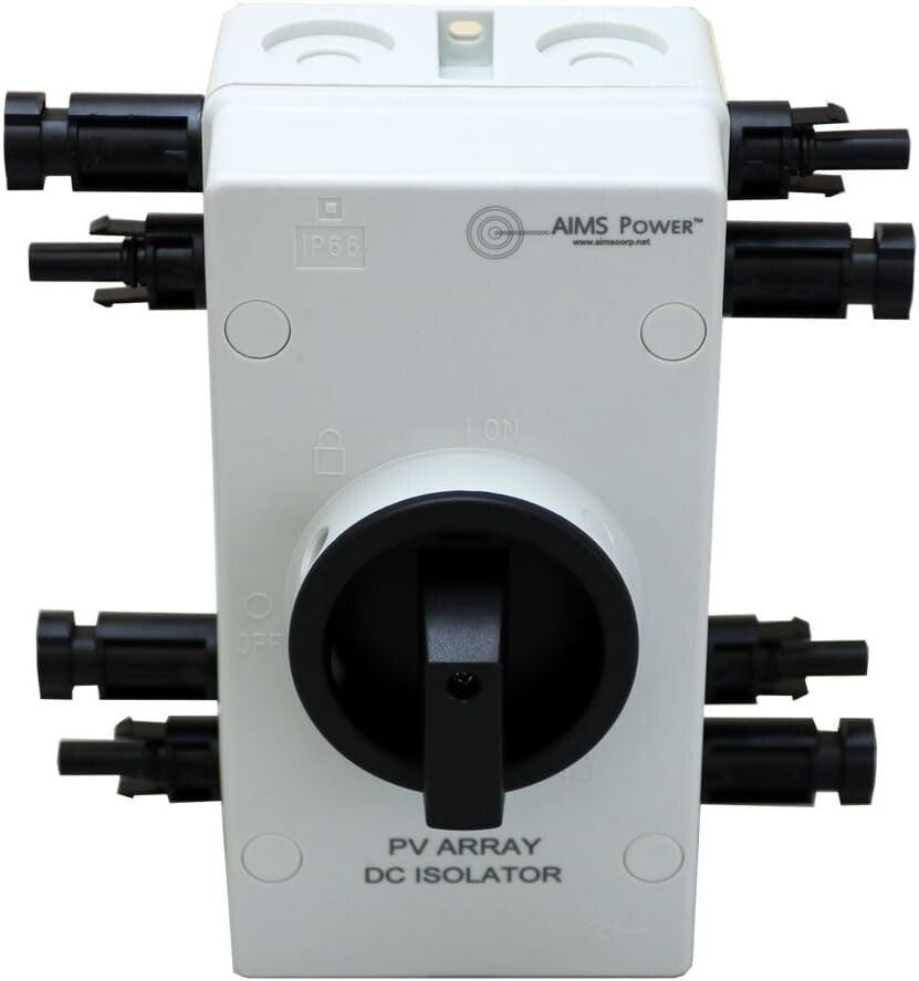 1000V 64A Solar Quick Disconnect Switch - MC4 Compatible, Waterproof Design