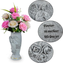 Load image into Gallery viewer, Resin Cemetery Vase with Sentimental Engraving - Ideal for Bouquets &amp; Memorials