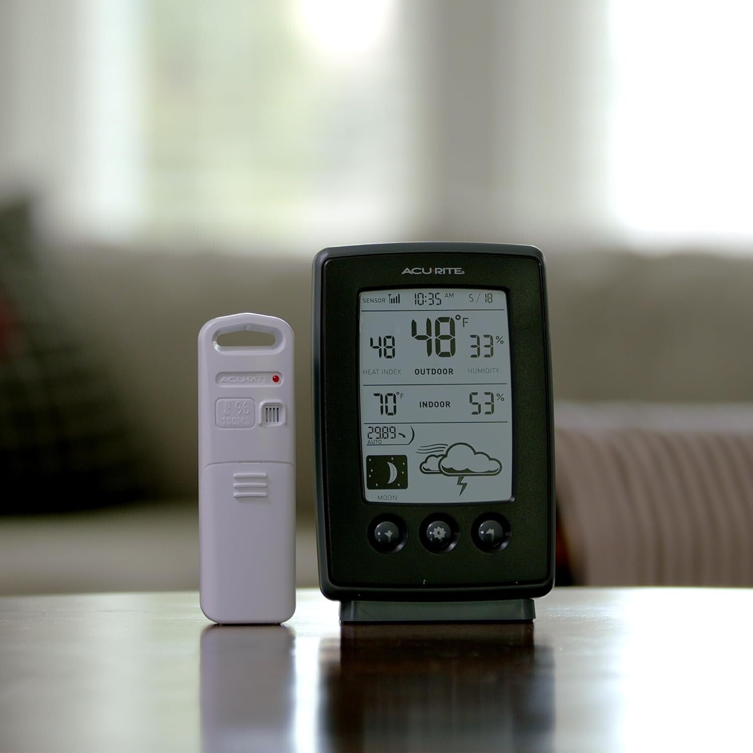 Personalized Digital Weather Station with LCD Display - Ideal Home Companion