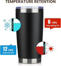 Load image into Gallery viewer, 12 Count Powder Coated Stainless Steel Tumblers - Ideal for Cold &amp; Hot Beverages